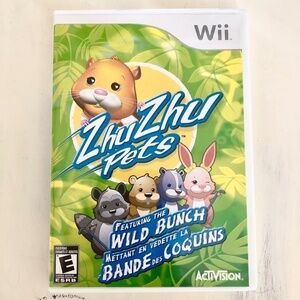 Nintendo, Wii Game, Zhu Zhu Pets, Featuring the Wild‎ Bunch, Good Condition